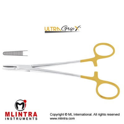 UltraGripX™ TC Mayo-Hegar Needle Holder Stainless Steel, 14.5 cm - 5 3/4"